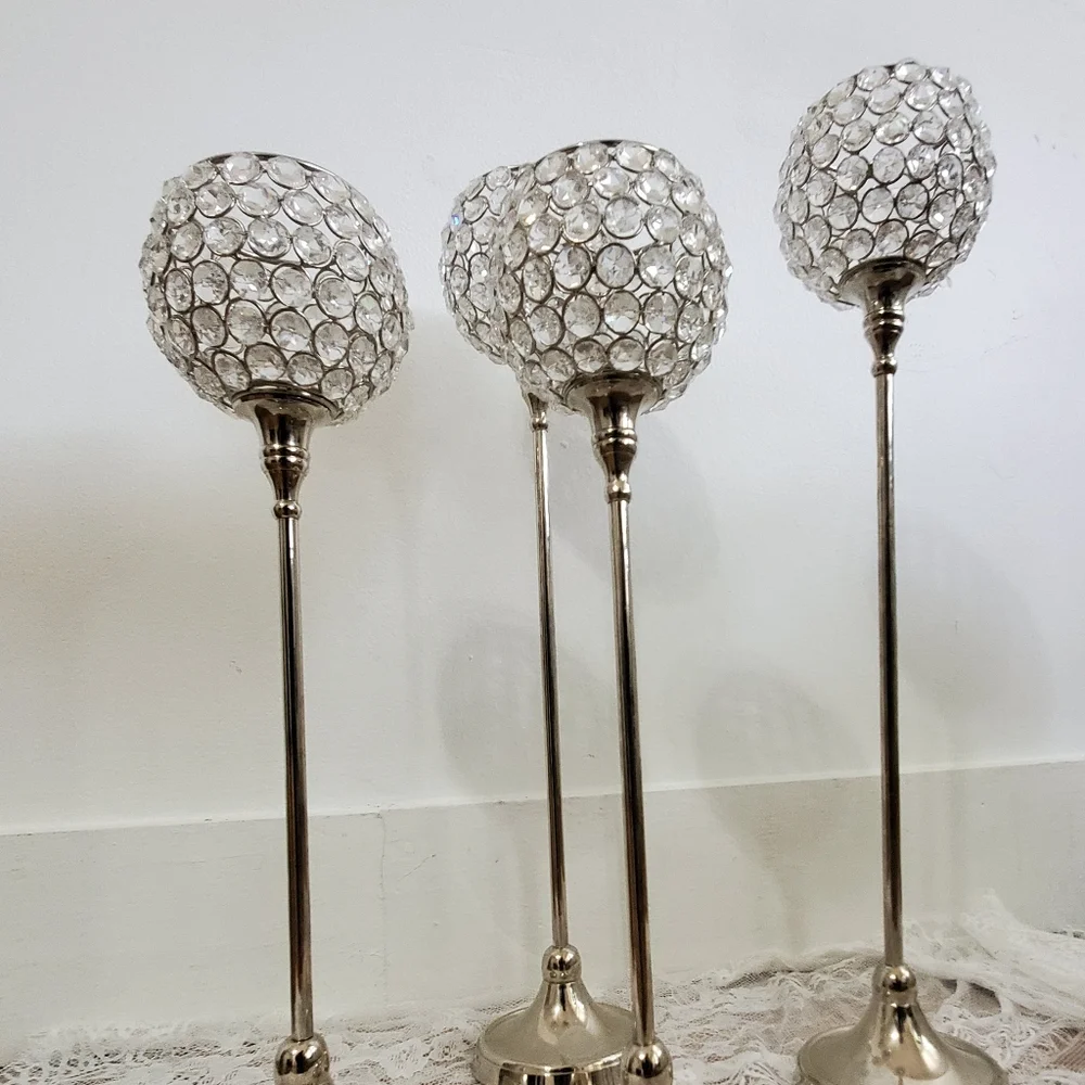 Z Gallerie Tealight Lamps Two 20-inch & Two 17-inch [All Four]